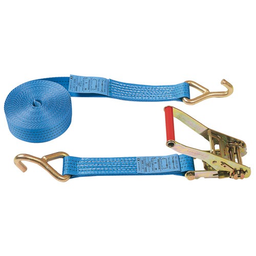 Sangle D'Arrimage 5 Tonnes 20m 50mm Avec Cliquet De Base - EN 12195-2 Jaune 2500/5000 DaN