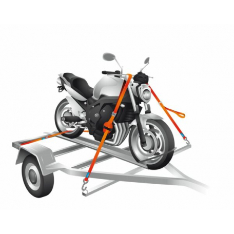 Système d'arrimage moto, quad et jet-ski GORACERMAX
