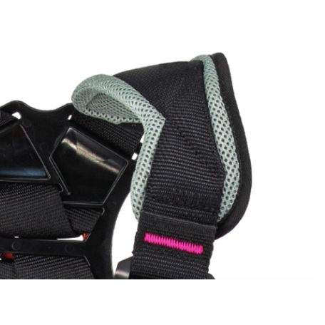 Bretelles et cuissardes avec mousse 3D confort respirante sur harnais antichute professionnel OXO PRO